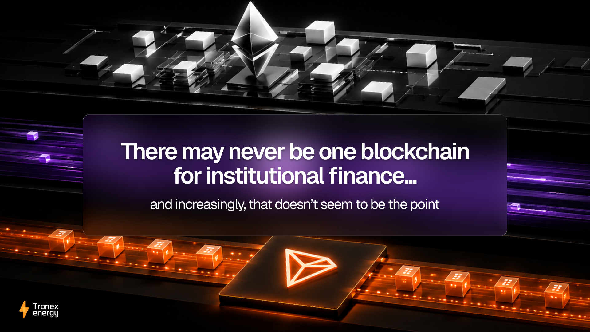 Tronex Energy LinkedIn campaign about institutional finance